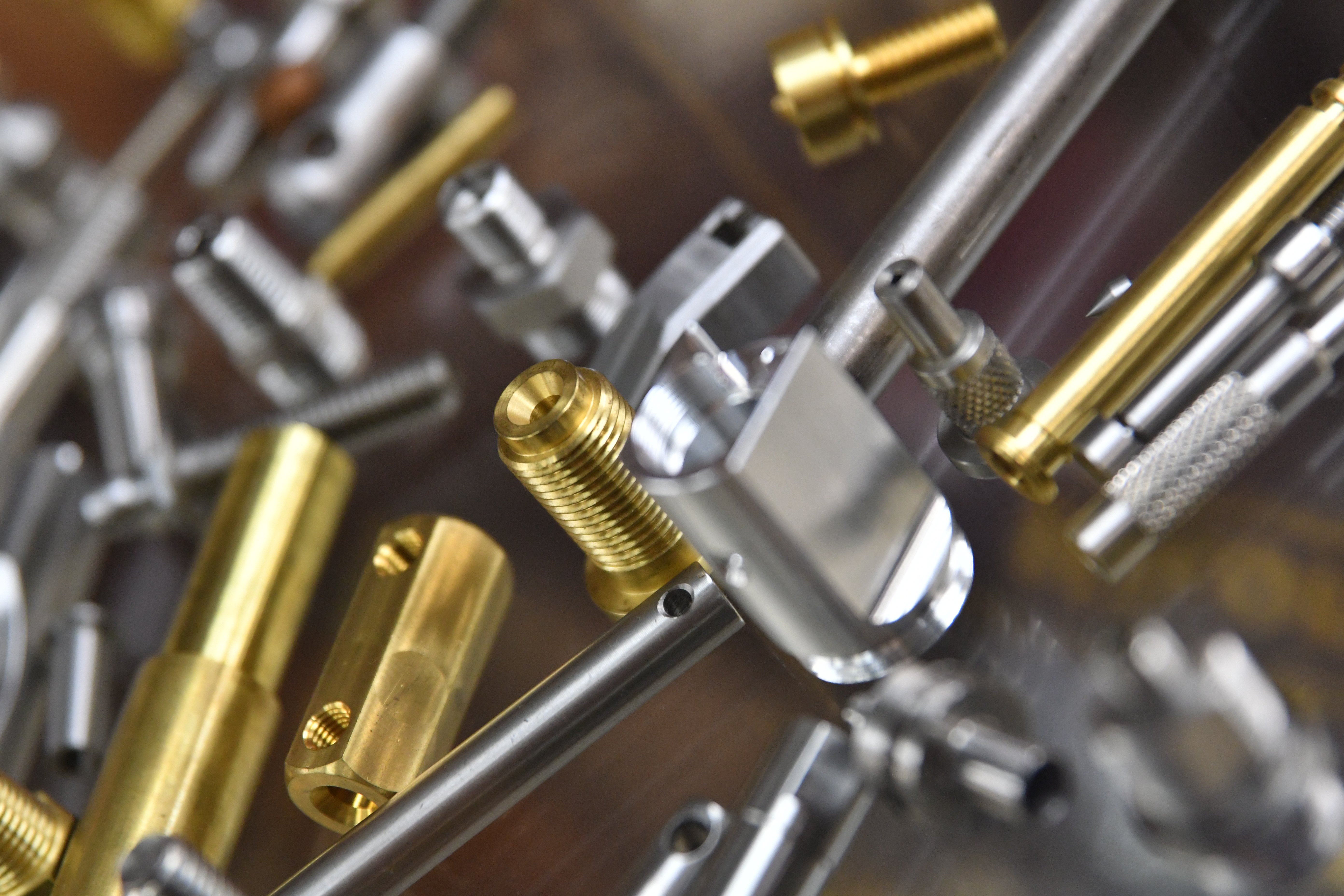 Sample parts made by Precision Turning Specialties